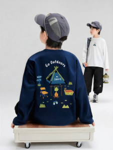 zosee | Boys Long Sleeve Cotton Anti Stain T-shirt