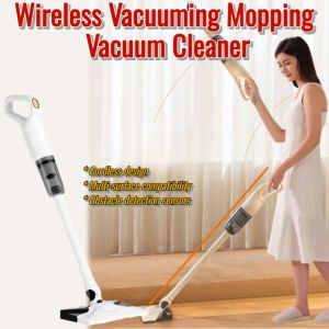 High Suction Power Dust Mite Vacuum Cleaner Powerful Removal Mopping Machine Wireless Mopping Vacuuming Cleaner