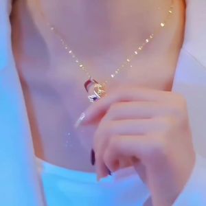 Kalung Fashion Wanita Titanium Motif Rantai Emas Swan Angsa Titanium Korea Anti Karat Dan Awet Selamanya