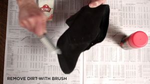 Shoe Shine Brush Extra High Shine 5 Inch Shoes Bush Easy To Clear Kiwi Berus Kasut 1pc