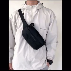 Malaysia Stock!! LEEFO Fashion Men Waist Bag Pouch Bag Chest Bag Fanny Pack Belt Bag