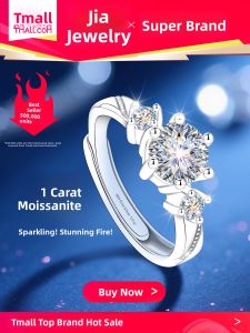 East Beauty | Proposal Wedding Couples Ring 999 Silver Moissanite