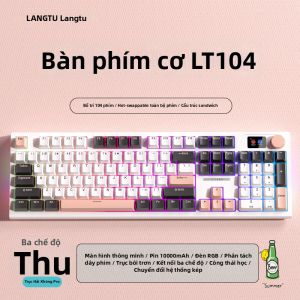LANGTU | Bộ Bàn Phím Cơ và Chuột Chơi Game Có Thể Tùy Chỉnh với Đèn Led RGB