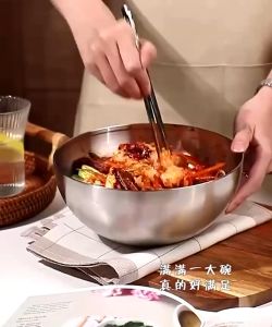 Mangkok Emas Stainless Steel Bowl Simple