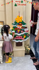 เมจิกต้นคริสต์มาสสร้างสรรค์โคมไฟคริสต์มาสแฮนด์เมดทําเองวัสดุแพคเกจของขวัญตกแต่งห้องเด็กตกแต่งคริสต์มาส