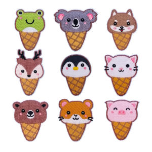 Cartoon Anime Kids Clothes Patch Embroidery Decorative Iron-On Sticker for Pants Repair Hole Patch DIY Sewing Accessories