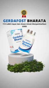 Gerdafost Bharata Obat Gerd Maag Akut Kronis Asam Lambung Gastritis Usus Buntu