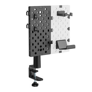 Sanwa Supply | Steel No-drilling Desktop Office Storage Shelf Hole Board