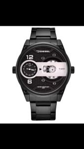 Jam Tangan Rantai Pria Diesel Dual Time Model Terbaru Super Keren
