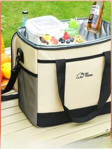 Portable Large Capacity Thermal Insulation Bag Outdoor Refrigerator Car Mounted Food Delivery Box Coolant Bag Home Storage Tool