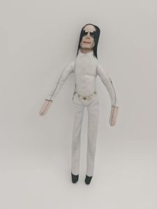 Michael Jackson Mouse Skin MJ Abstract Doll with Built-in Wire Skeleton Posable Doll Gift