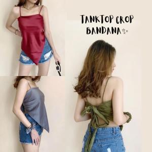 BANDANA TANKTOP WANITA POLOS KUALITAS PREMIUM / TENGTOP KOREA HITS MURAH