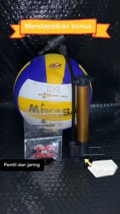 TERLARIS ! Bola Voli Volly MIKASA MV2200 SUPER GOLD Gratis Pompa -  Bola Volley - Bola Volly Mikasa  - Bola Voli Dewasa - Bola Voli berkualitas