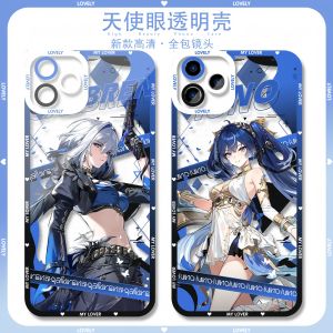 Colorful Silver Yuno Kaitxia Phone Case for 16/16Plus/16Pro/16Promax Huawei Mate70 Honor Xiaomi Redmi K80 Vivos 20 IQOO 13 Oppo One plus Ace5