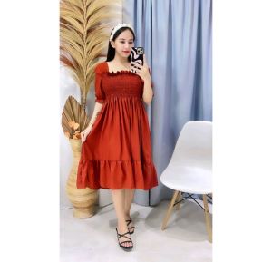 Dress kekinian dress natasya daster wanita daster kerut daster sehari hari daster katun dress trendy