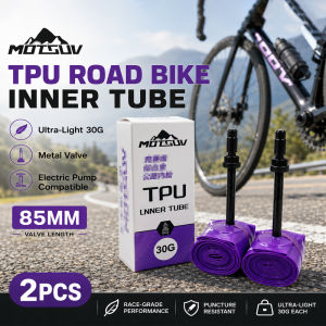 2pcs 700C/23-32C TPU Inner Tubes with 45/65/85mm Length Presta Valve Road Bicycle TPU Inner Tire Super Light Tube for Road Bike