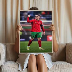 Football Player Cristiano Ronaldo Classic Vintage Posters Vintage Room Home Bar Cafe Decor Nordic Home Decor
