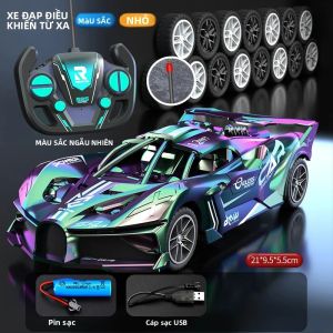 Xe Điều Khiển Từ Xa Tốc Độ Cao 4 Kênh Mô Hình Xe Thể Thao Điện Đồ Chơi Đua Drift Dành Cho Bé Trai - Quà Sinh Nhật