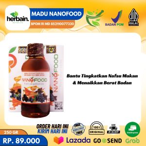 Madu Nanofood Vitamin Penambah Nafsu Makan Anak & Dewasa Original Madu Gemuk Badan Ampuh