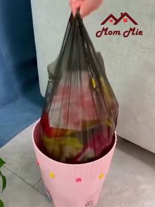 [Loại tốt] Túi rác nhựa PE siêu dai có quai đủ size - J251 J252 J253