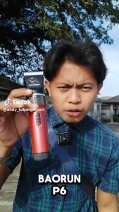 TERLARIS BaoRun P6 Mesin Alat Cukur Bulu hewan domba garut kambing kucing di cas bagus super tajam