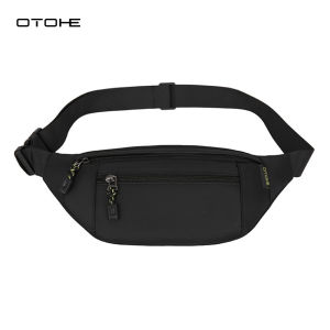 OTOHE Sport Waist Pack Cross Body Bag Pouch Bag Casual Men Chest Bag Men Fashion Shoulder Bag Waist Belt Bag Waterproof Waist Bag for Travel Outdoor