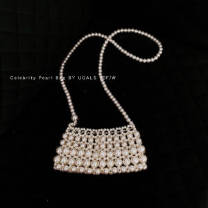 UGALS | Vintage Stylish Handmade Beads Pearl Shoulder Bag