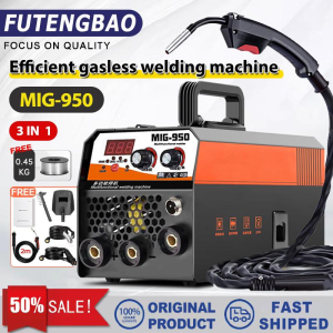 MMA-999 Welding Machine 220V High Quality Portable Home MIG/MMA/TIG 3IN1 Heavy Duty and High power inverter Quality Gasless Welder Inverter Welder IGBT Mig Welding Machine Mini Weld Electric Welding Machine Set Power Tools Welding Tools