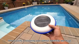 【Thailand Stock】Solar Pool-Ionizer Copper Silver Ion Swimming Pool Purifier Kills-Algae Pool Ionizer Copper Silver Ion Purifier Solar Kills-Algae Swimming Pool Ionizer for Outdoor Replacement Solar Copper Anode