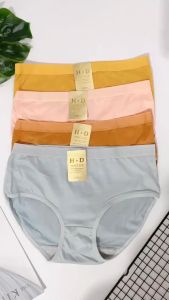 AYDA- Celana Dalam Mid Waist Cd Polos Import Undies Premium A06 TM