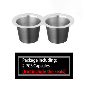Coffee Capsules Or 37MM Foil Seal Lids Sell Separately Refillable Coffee Filters Cup Compatible With Nespresso Original