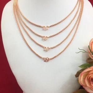 สร้อยคอนากลายผ่าหวายมน ตะขอตัวเอ็ม สีนาก ความยาว 16 นิ้ว 18 นิ้ว 20 นิ้ว 23.5-24 นิ้ว สร้อยนาก สร้อยไมครอน สร้อยคอแฟชัน