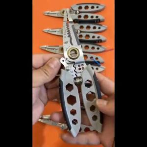 New Upgrade Multi-Purpose Professional Wire Stripping Tool 16 in 1made in Germany wire cable cutting side snips flush original automatic machine blade stainless steel nipper pliers combination screwdriver bits portable homeheldmachine labor-saving rebound
