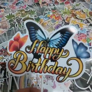 Topper Cake Karakter Happy Birthday Hiasan Karakter Kue Ulang Tahun