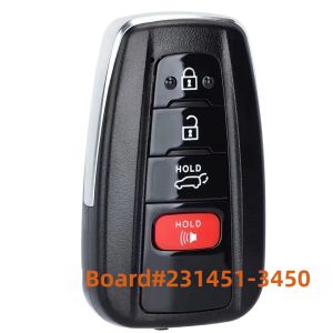 Chìa Khóa Điều Khiển Từ Xa Thông Minh KEYECU 231451-3450 Tương Thích Với Các Mẫu Xe Toyota Highlander RAV4 2021-2025 Chức Năng Không Dây 314.3MHz