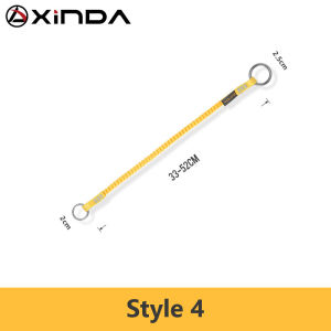 Xinda Safety Bungee Tether Tool Lanyard With Carabiner Hook Working Anti-Falling Safety Rope Aerial Work Climbing Accessories