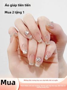 MONLEYTA | 2025 New Cat Eye Wearable Nail Tips Autumn Winter Middle Long Fashion Nail Art Stick On False Nails Manicure From China