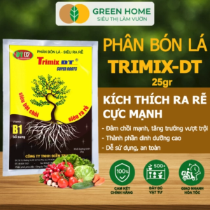 Phân Bón Lá TRIMIX-DT GreenHome Gói 25gr Siêu Bật Chồi Kích Thích Ra Rễ Cực Mạnh Tăng Trưởng Cây