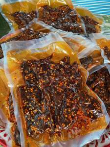 เนื้อแห้งหมาล่า  พร้อมทาน麻辣牛干巴200กรัม