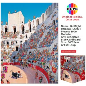 Heye | Genesis Mona Lisa Robbery Bull Fuji Mountain Angel Firefighter Jigsaw Puzzles 1000 Pieces