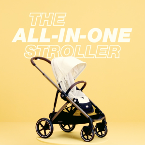 Cybex Gazelle S | Full Sized Stroller | รถเข็นเด็กแรกเกิดแบบ SUV | ล้อใหญ่ โครงบึกบึน เดินทางปลอดภัย ปรับได้ 20 แบบ | 2 ที่นั่ง ต่อคาร์ซีท เบาะเสริมได้