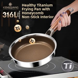 RONGCHUAN | Titanium-Enhanced 316 Stainless Steel Non-Stick Baby Food Suitable Pan