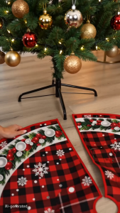 90cm Christmas Tree Skirt Cover Linen Xmas Tree Skirt Round Carpet for Christmas tree Ornaments Apron for Home Christmas Decoration