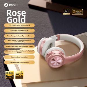 PICUN | Noise Cancelling Wireless Bluetooth Headphones with Mic