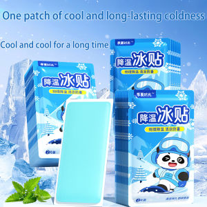 Summer heat dissipation and cooling multi-functional ice patches adult cooling gel patches relieve fever pain and discomfort