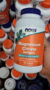 NOW Foods Magnesium Citrate 180 Tablets - HỖ TRƠ NĂNG LƯỢNG VÀ GIẤC NGỦ Thực Phẩm Chức Năng Tăng Cường Năng Lượng Now Foods Bổ Sung Magnesium Cho Cơ Thể - Lazada