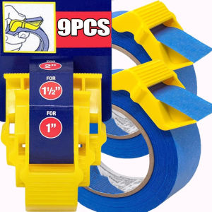 Portable Tape Cutter Sealing Machine Tape Holder Three Size Plastic Tape Packer Dispenser for Arts DIY Crafts Scrapbooking Tool