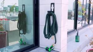 Wall Mount Garden Hose Organizer Water Pipe Storage Rack for Agricultural Irrigation