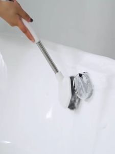 ToiletBrush แปรงล้างห้องน้ำ พร้อมที่เก็บ ไม่ต้องเจาะผนัง ที่ขัดห้องน้ำ แปรงขัดส้วม อุปกรณ์ทำความสะอาดชักโครก