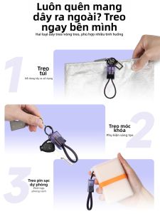 Sikai | Carabiner PD Quick Charge Short Cable 5A
